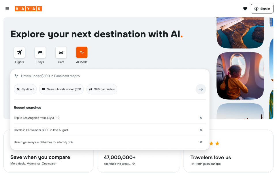 Mode AI Kayak